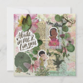 "Gena" Faith-gebaseerd platte Wenskaart (Voorkant)