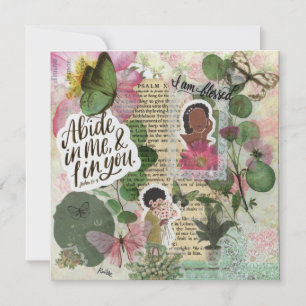 "Gena" Faith-gebaseerd platte Wenskaart