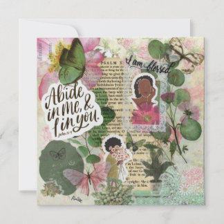 "Gena" Faith-gebaseerd platte Wenskaart