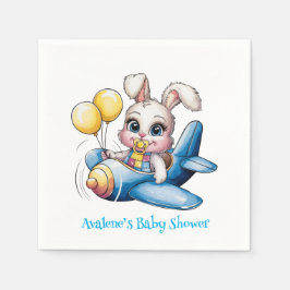 Genaaid Patchwork Schattige Bunny & Pacifier Baby  Servet