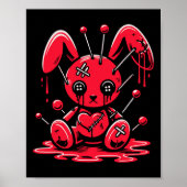 Genaaide Bunny Rabbit Pastel Gothic Anime Kawaii G Poster (Voorkant)