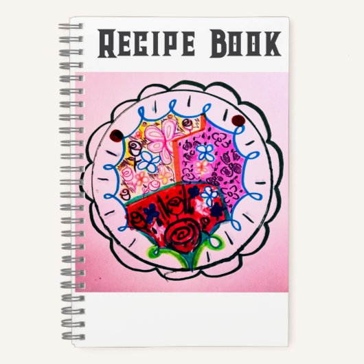 Genaaide look kleur bloemen vlinders notitieboek (Voorkant)