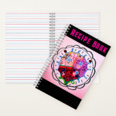 Genaaide look kleur bloemen vlinders notitieboek (Binnen)