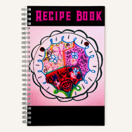 Genaaide look kleur bloemen vlinders notitieboek