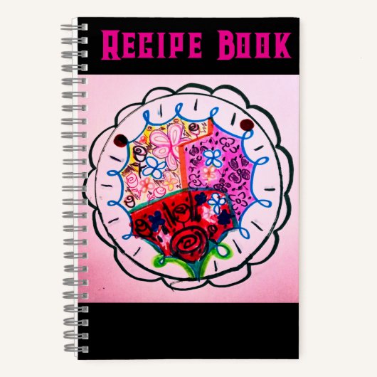 Genaaide look kleur bloemen vlinders notitieboek (Voorkant)