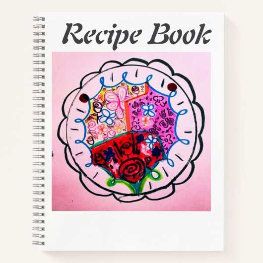 Genaaide look kleur bloemen vlinders notitieboek (Voorkant)