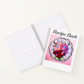 Genaaide look kleur bloemen vlinders notitieboek (Binnen)