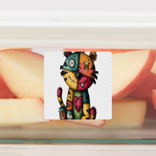 Genaaide Sticker Pack – Bunny, Hippo & Tiger Cat (Aangebracht)