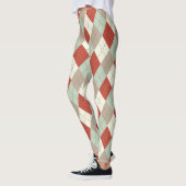 Genaakte kleuren, kerstpatronen leggings (Links)
