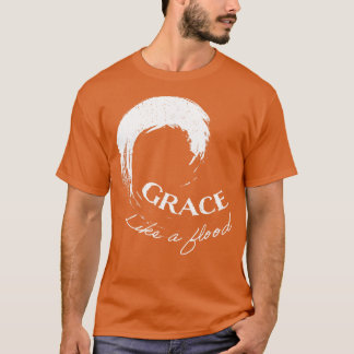 Genade als een vloed Jesus Bible Christelijk Gezeg T-shirt