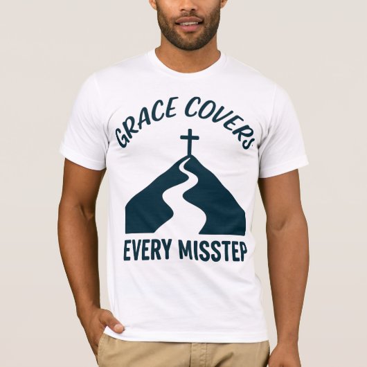 Genade Bedekt Elke Misstap T-shirt (Voorkant)