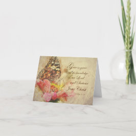 Genade Bijbelvers (KJV) Bidden voor U Christelijk Kaart