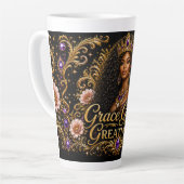 Genade Doelen Grootheid Latte Mok (Linkerhoek)