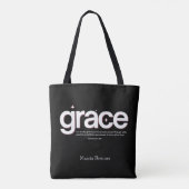 Genade Efeziërs 2:8 Tote Bag (Achterkant)