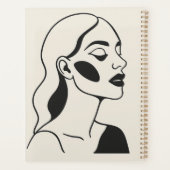 Genade en elegantie het portret van een edelvrouw planner (Achterkant)