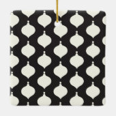  genade en gehuwde kerstfotobruiloft keramisch ornament (Achterkant)