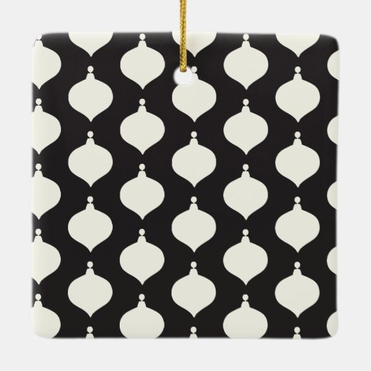  genade en gehuwde kerstfotobruiloft keramisch ornament (Achterkant)