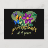 Genade en schoonheid op 18 jaar briefkaart (Voorkant)