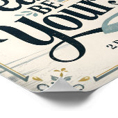 Genade en Vrede zijn uw  Christelijke Kunst Poster (Hoek)