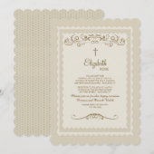  genade godsdienstuitnodiging kaart (Voorkant / Achterkant)