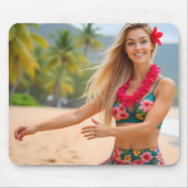 Genade in beweging: Helena's Beachside Dance Muismat (Voorkant)