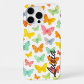 Genade in een lijn: vlindersilhouet iPhone hoesje (Achterkant)