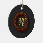 Genade in elke stap keramisch ornament (Rechts)