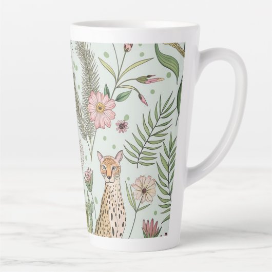 Genade in het wild latte mok (Rechts)