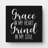 Genade in mijn hart, Grind in mijn ziel Fotoplaat (Voorkant)