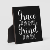 Genade in mijn hart, Grind in mijn ziel Fotoplaat (Voorkant)