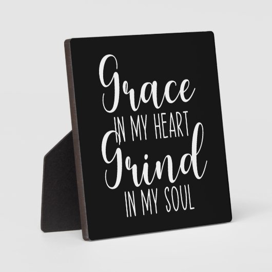 Genade in mijn hart, Grind in mijn ziel Fotoplaat (Voorkant)