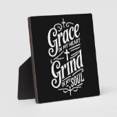 Genade in mijn hart, Grind in mijn ziel Fotoplaat (Voorkant)