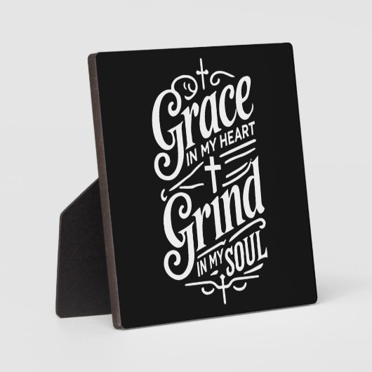 Genade in mijn hart, Grind in mijn ziel Fotoplaat (Voorkant)