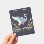 "Genade in stilte" Fantasy Reiger Badge (Handheld)
