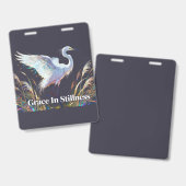 "Genade in stilte" Fantasy Reiger Badge (Voor- en achterkant)