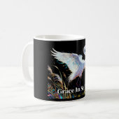 "Genade in stilte" Fantasy Reiger Mok (Voorkant links)