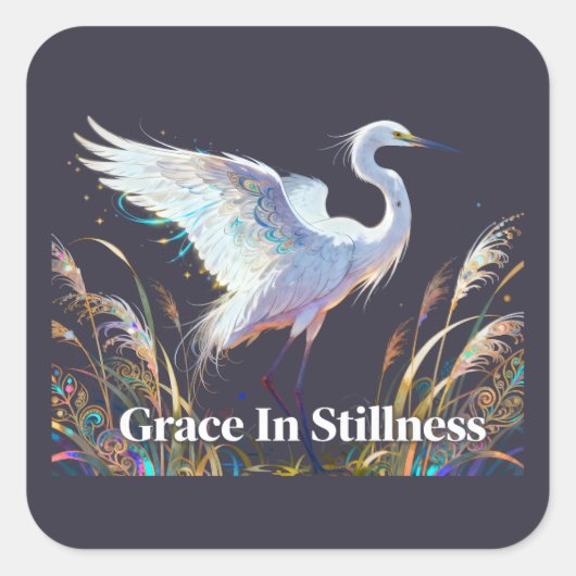 Genade In Stilte Sticker (Voorkant)