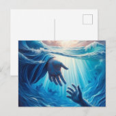 Genade onder het oppervlak briefkaart (Voorkant / Achterkant)