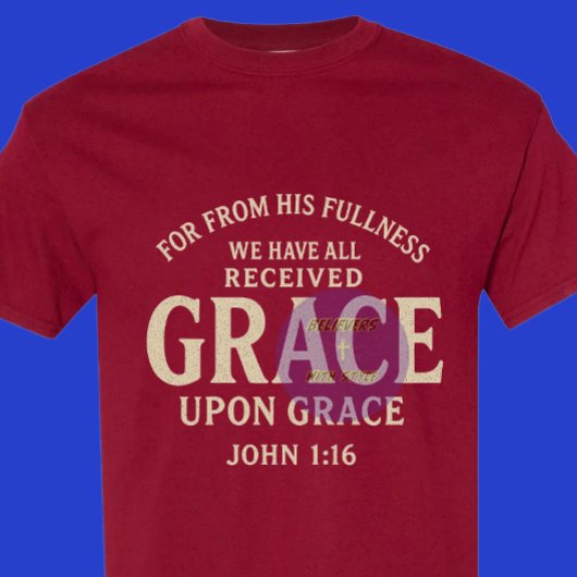 Genade op Genade - Christelijk T-shirt
