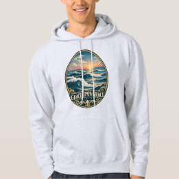 Genade Op Genade Oceaangolven Johannes 1:16 Hoodie