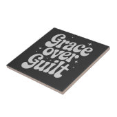 Genade over schuldgevoel keramische Tegel Tegeltje (Zijkant)