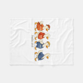 Genade Psalm 23_6 Grappige Gans Christelijk Fleece Deken (Voorkant (Horizontaal))