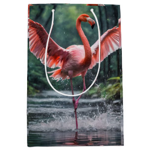 Genade tijdens de vlucht: de Pink Flamingos Riverd Medium Cadeauzakje