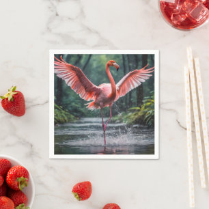 Genade tijdens de vlucht: de Pink Flamingos Riverd Servet