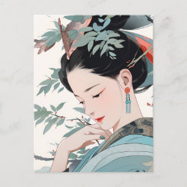 Genade van Chinese vrouwen Briefkaart