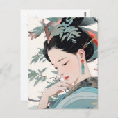 Genade van Chinese vrouwen Briefkaart (Voorkant / Achterkant)