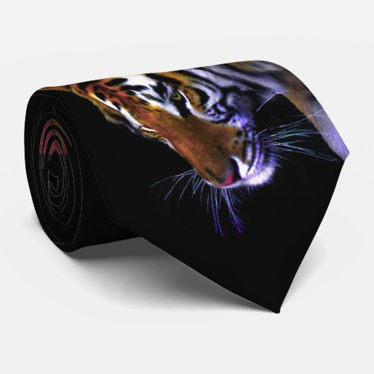 genade van een tijger stropdas (Opgerold)