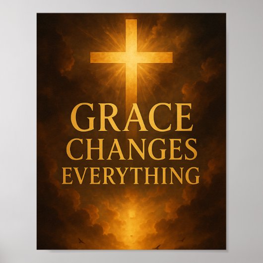 Genade verandert alles Christelijk Poster (Voorkant)