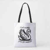 Genade voor zwakte tote bag (Voorkant)