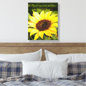 genade, vrede en liefde bijbel vers verpakt canvas (Insitu (Slaapkamer))